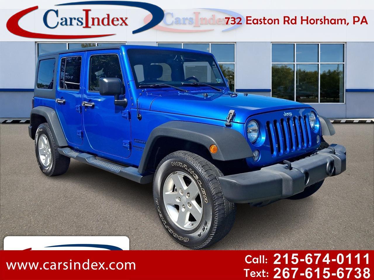2016 Jeep Wrangler Unlimited 4WD 4dr Sport