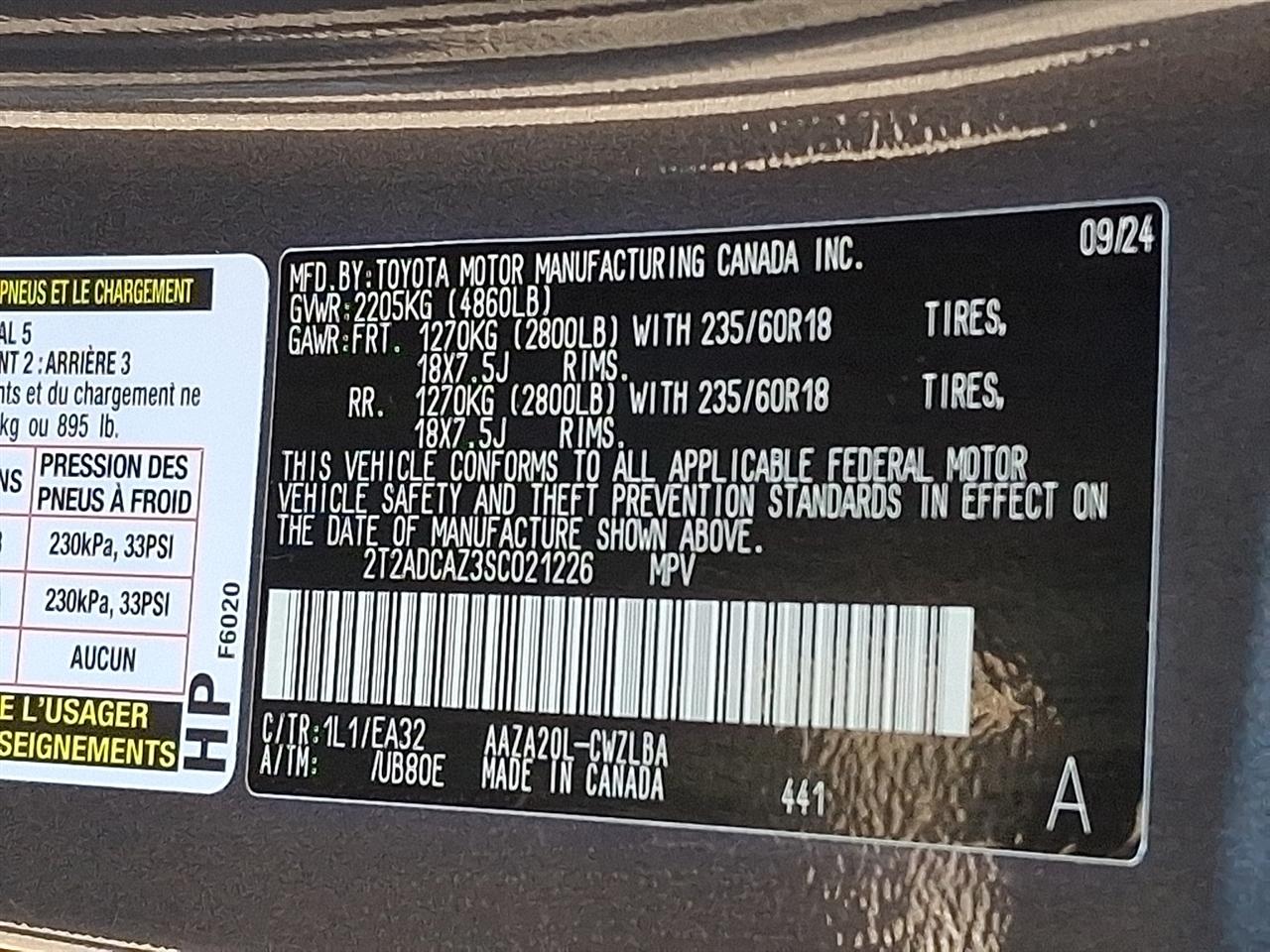 Lexus NX NX 250 FWD 2025