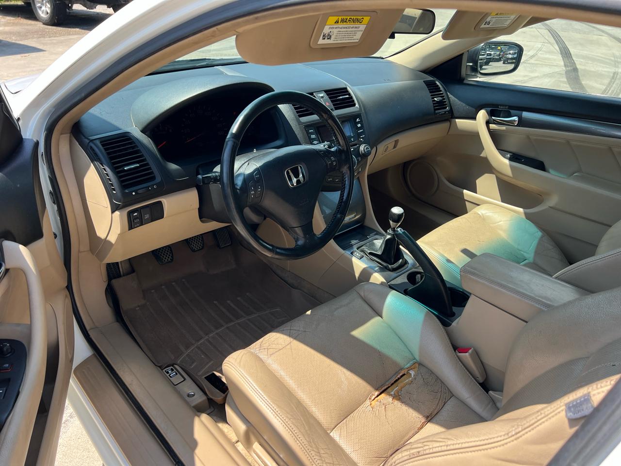 Honda Accord EX V-6 Coupe 6-Speed MT with XM Radio 2005