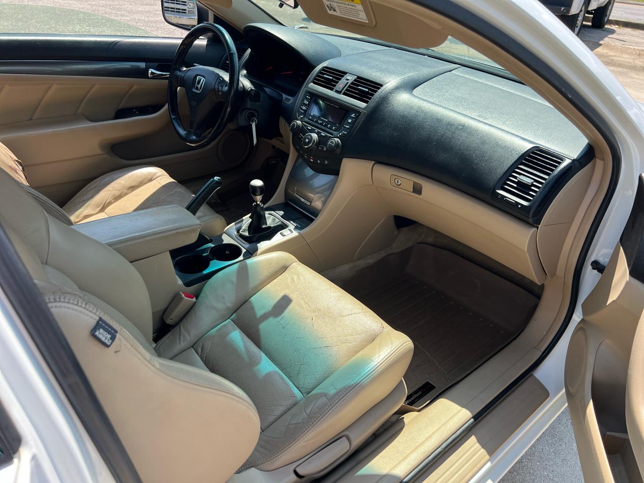 Honda Accord EX V-6 Coupe 6-Speed MT with XM Radio 2005