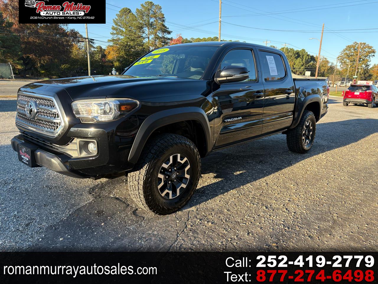 2016 Toyota Tacoma SR5 Double Cab Long Bed V6 6AT 4WD