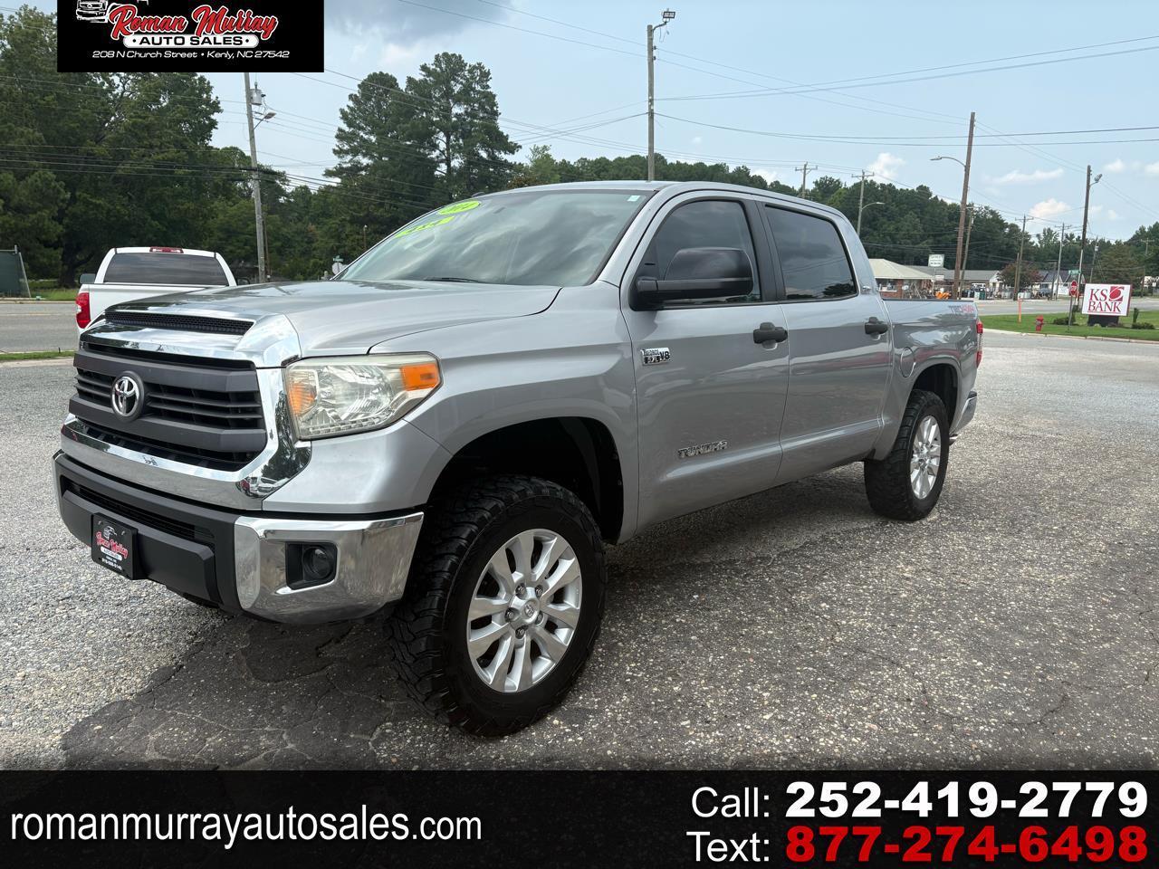 Toyota Tundra 4WD Truck CrewMax 5.7L V8 6-Spd AT SR5 (Natl) 2014