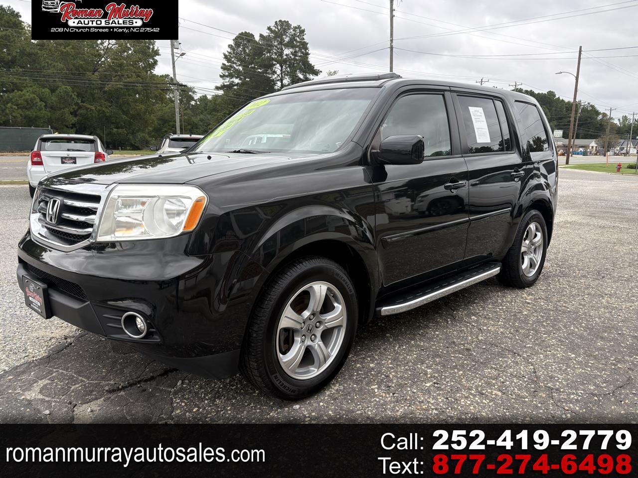 2012 Honda Pilot EX-L 4WD 5-Spd AT with DVD