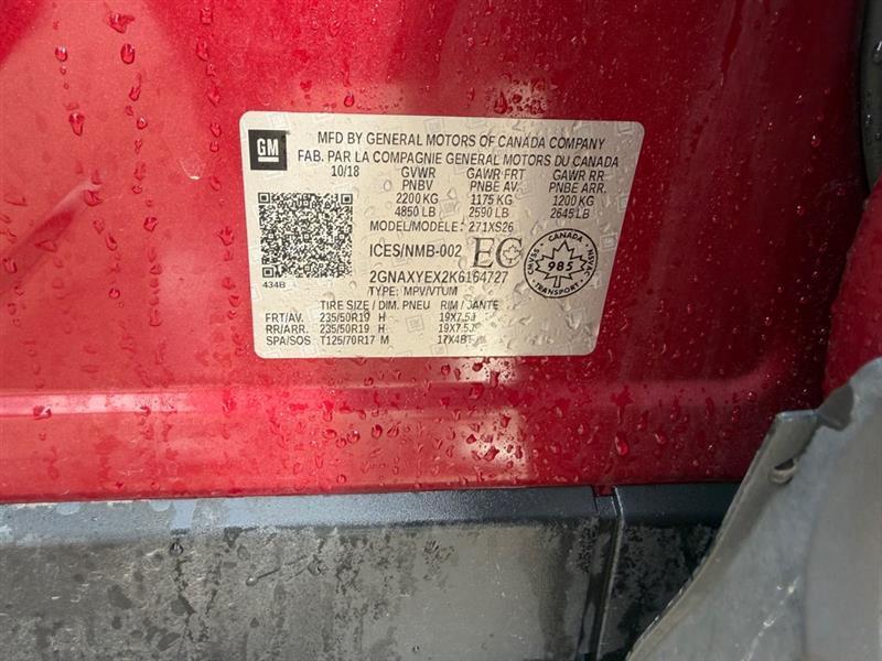 Chevrolet Equinox Premier 2.0 AWD 2019