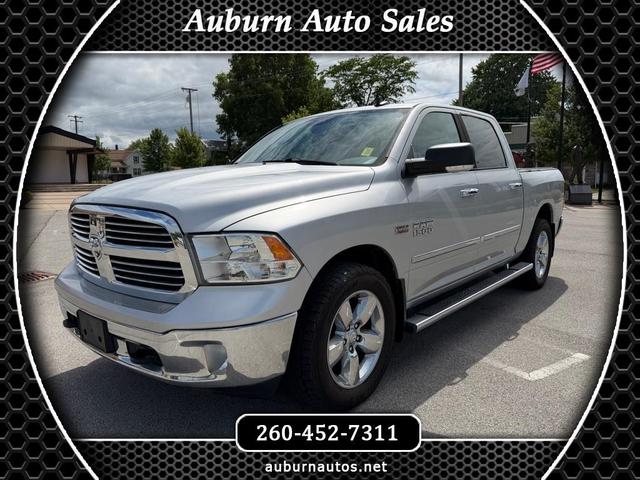Silver 2015 RAM 1500 Pickup Truck Four-Wheel Drive Automatic