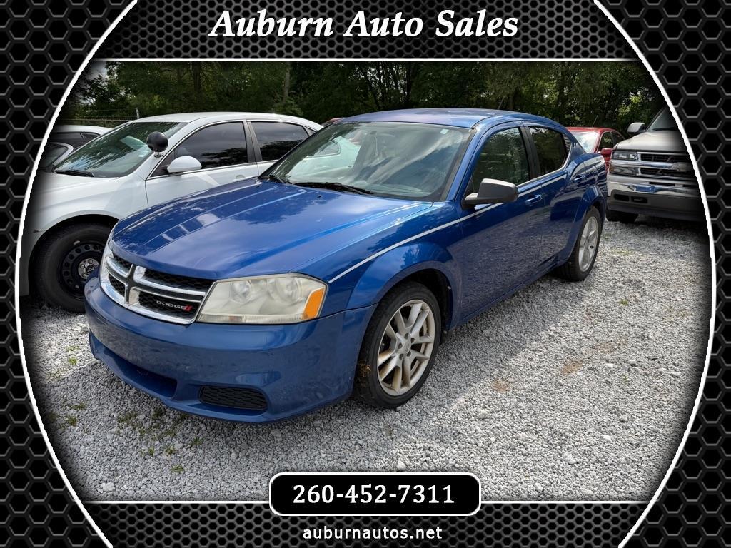 Blue 2013 Dodge Avenger Sedan Front-Wheel Drive Automatic