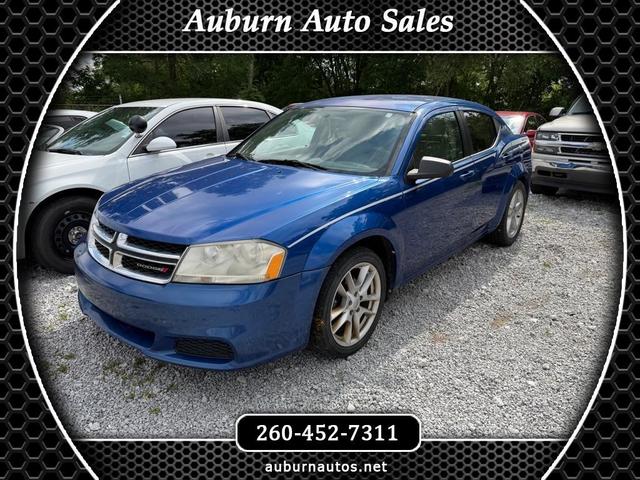 Blue 2013 Dodge Avenger Sedan Front-Wheel Drive Automatic