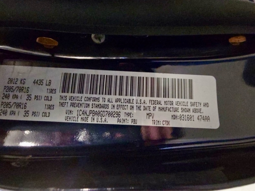 Jeep Patriot Sport 2016