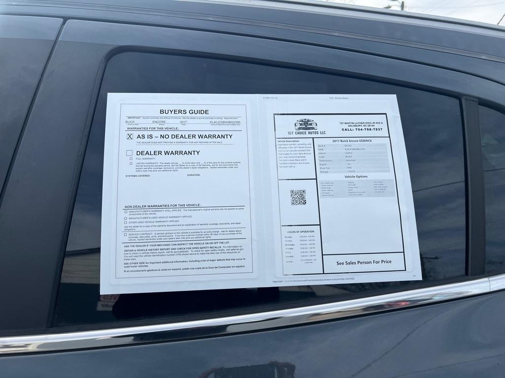 Buick Encore Essence 2017