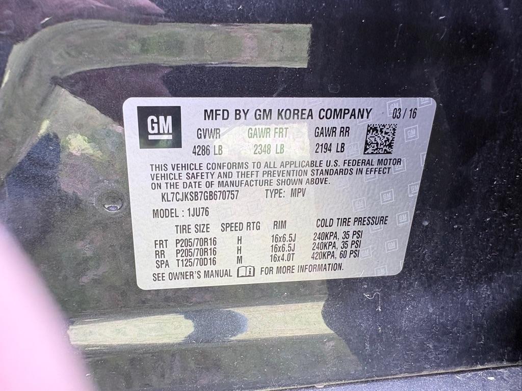 Chevrolet Trax  2016