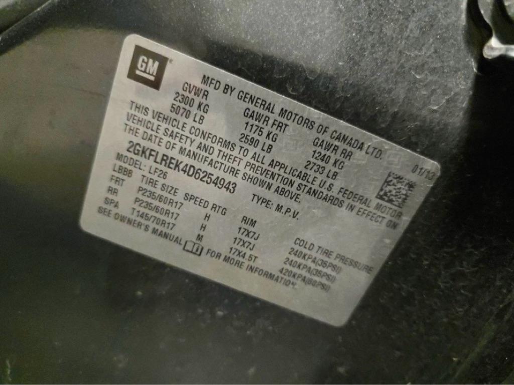 GMC Terrain SLE 2013