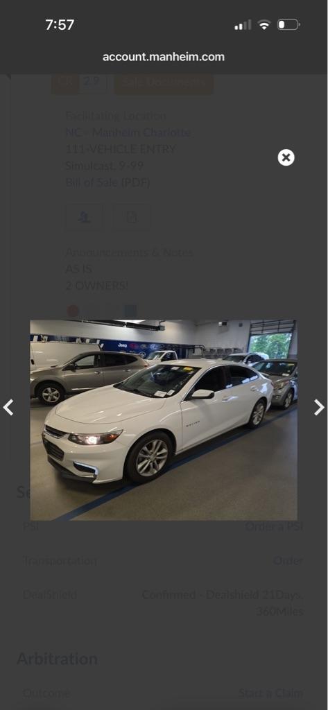 Chevrolet Malibu LT 2017