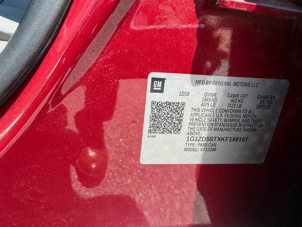 Chevrolet Malibu LT 2019