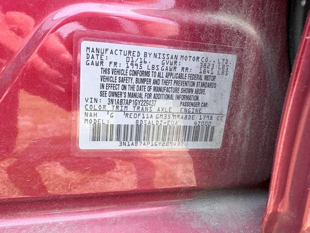 Nissan Sentra  2016