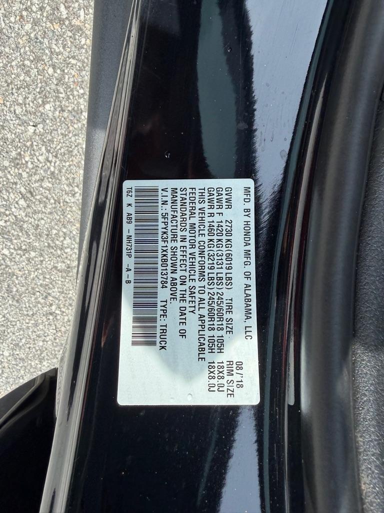Honda Ridgeline  2019