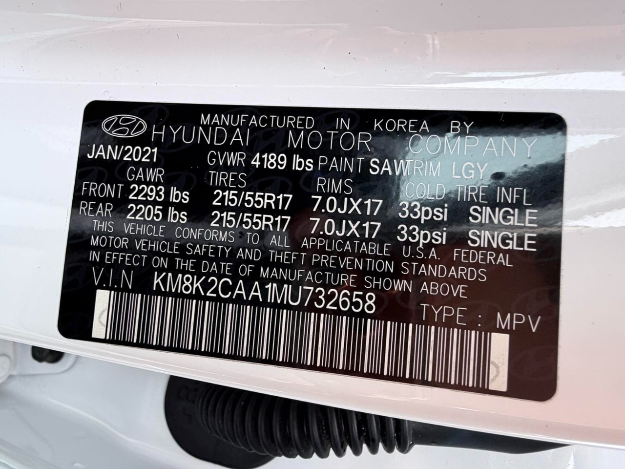 Hyundai Kona SEL AWD 2021