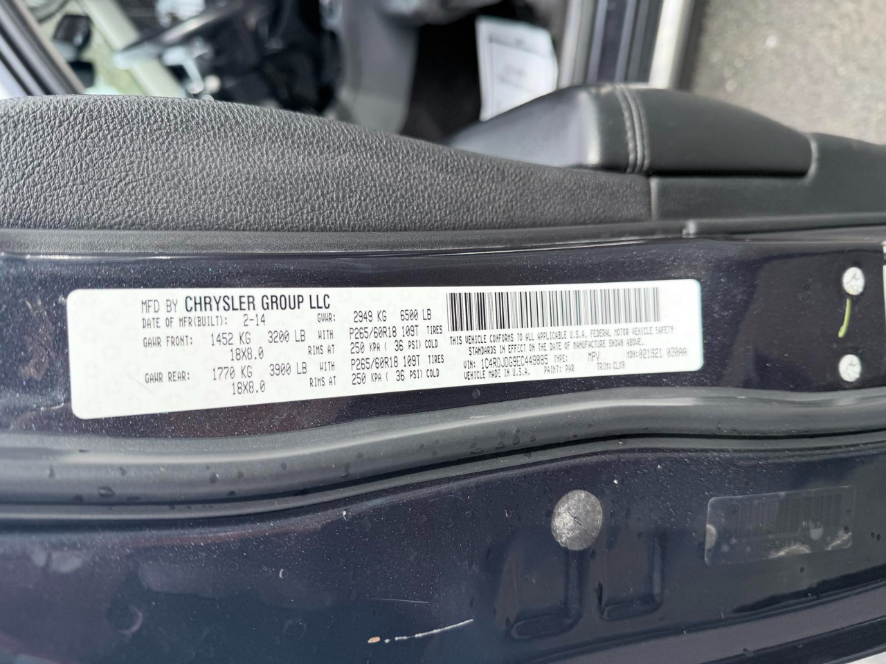 Dodge Durango Limited AWD 2014