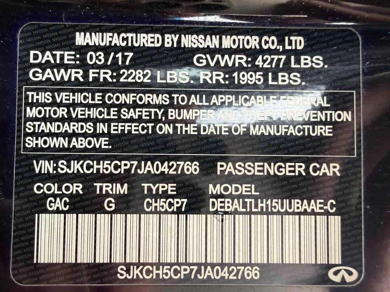 Infiniti QX30 Sport 2018