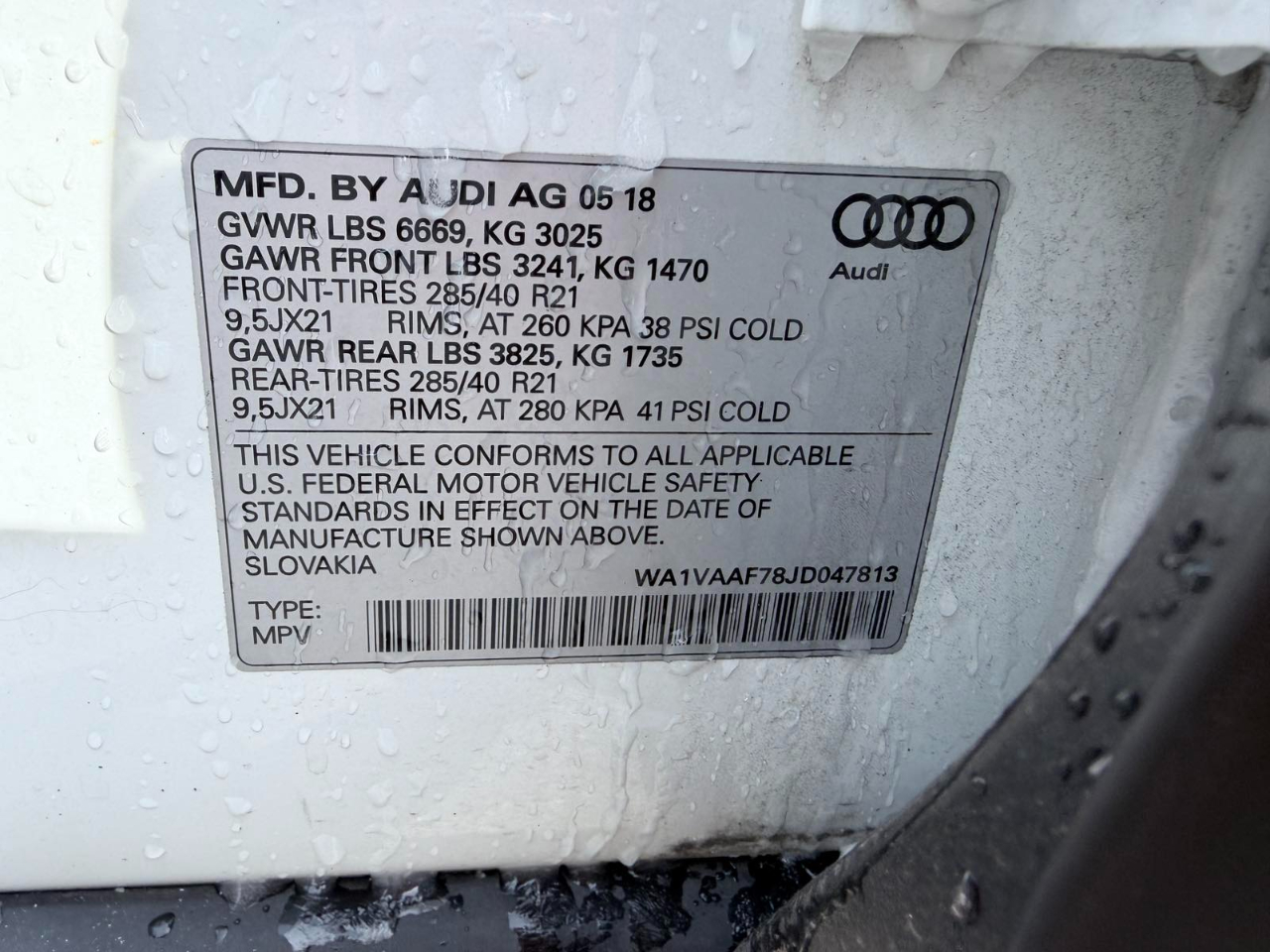 Audi Q7 3.0T Prestige quattro 2018