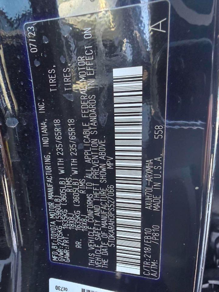 Toyota Highlander Hybrid XLE 2023