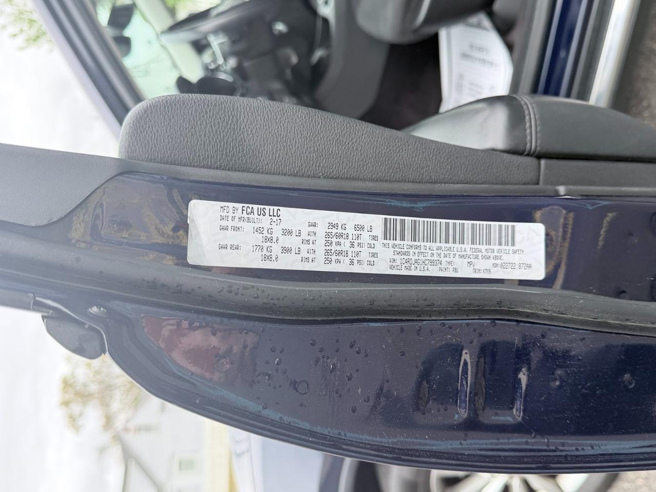 Dodge Durango SXT AWD 2017