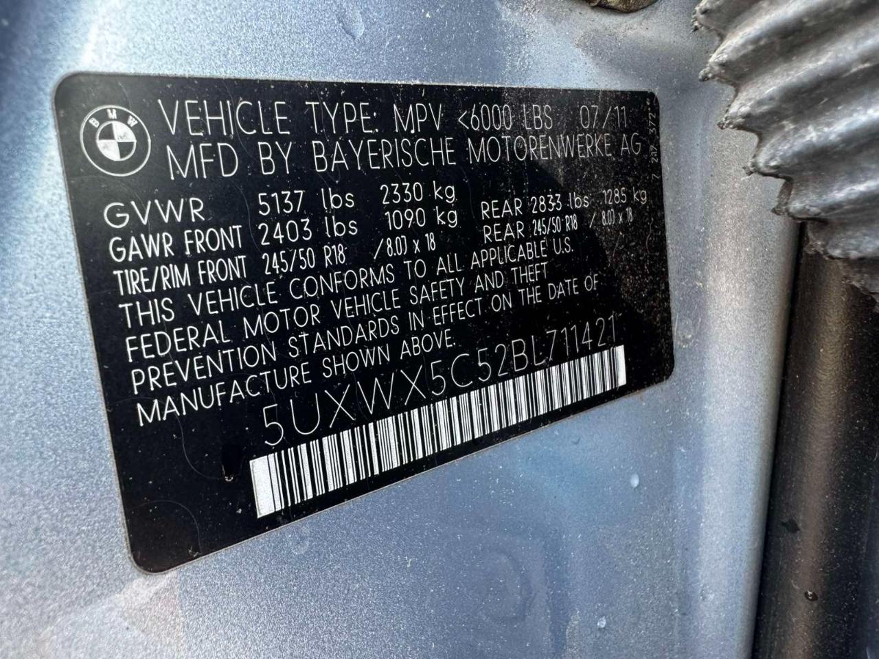 BMW X3 xDrive28i 2011