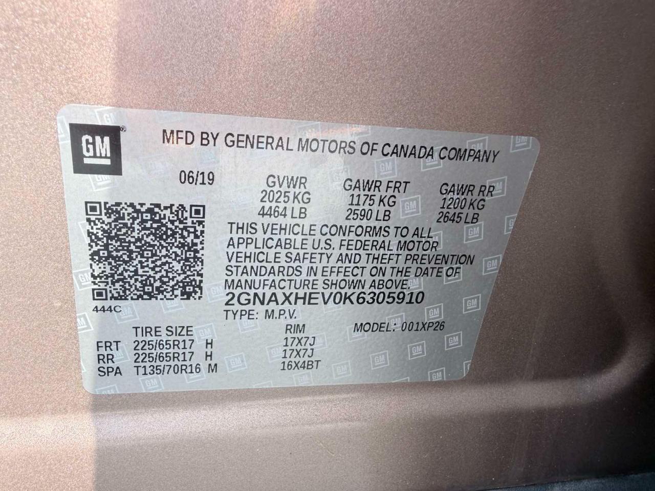 Chevrolet Equinox LS 2019