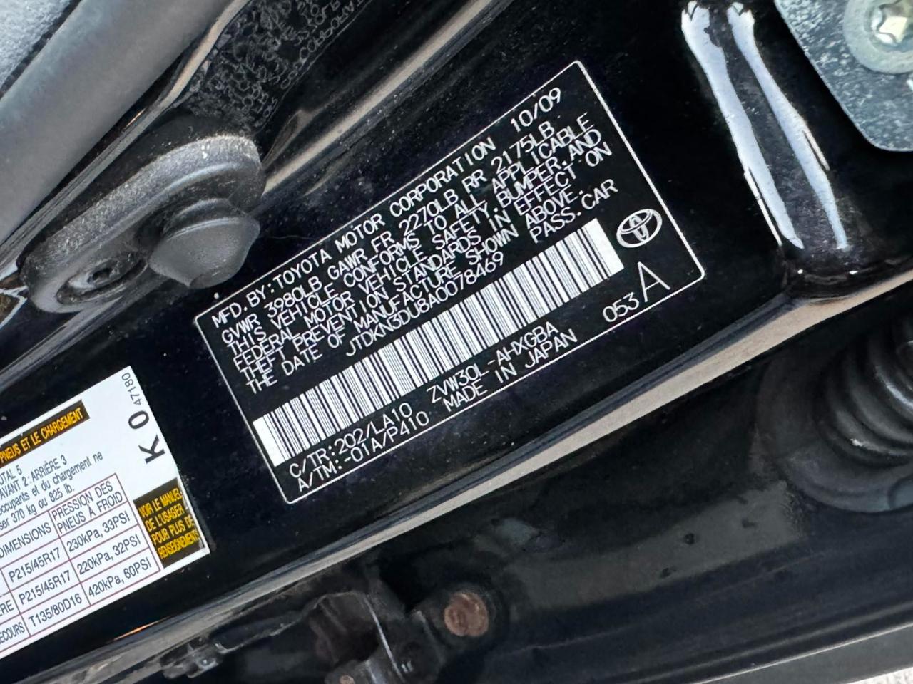 Toyota Prius Prius II 2010