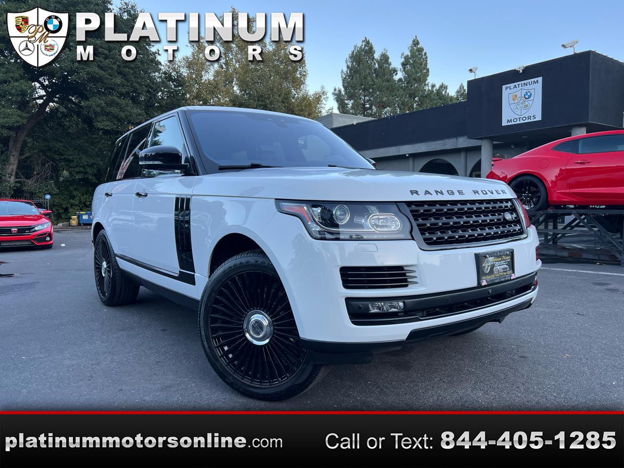 2017 Land Rover Range Rover V8 S/C ~ L@@K ~ White/BLK ~ EZ Finance ~ Call Now