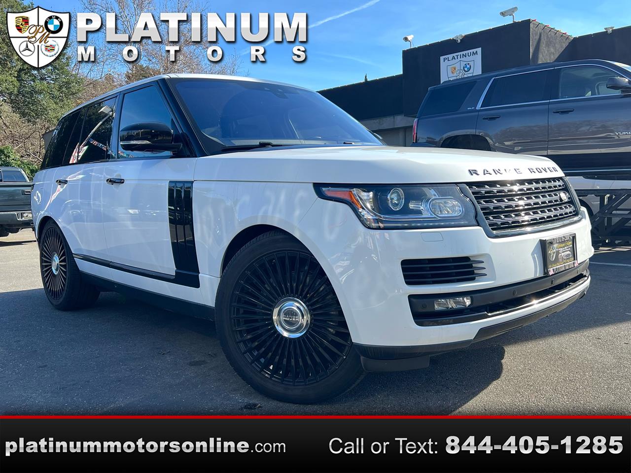 2017 Land Rover Range Rover V8 S/C ~ L@@K ~ White/BLK ~ EZ Finance ~ Call Now