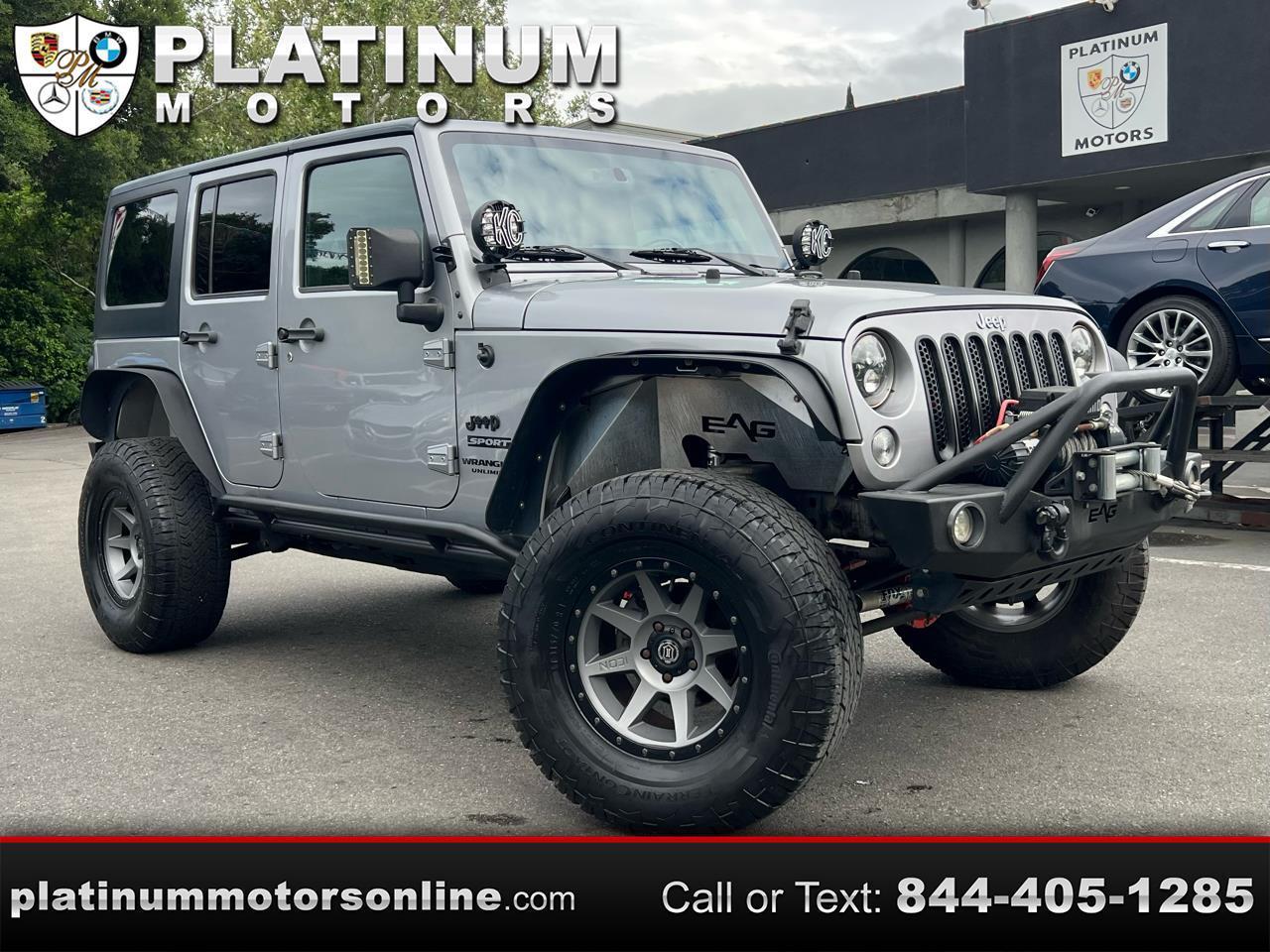 2017 Jeep Wrangler Unlimited 4x4 ~ L@@K ~ Many Upgrades ~ Must SEE ~ We Finance