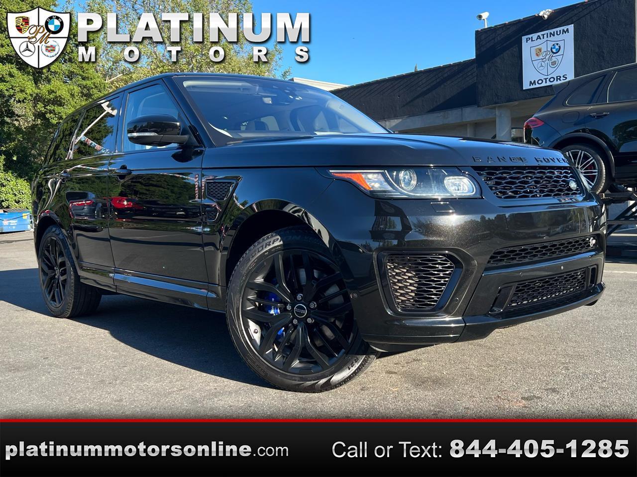 2017 Land Rover Range Rover Sport V8 S/C SVR ~ 1 CA Owner ~ 64K Miles ~ We Finance ~