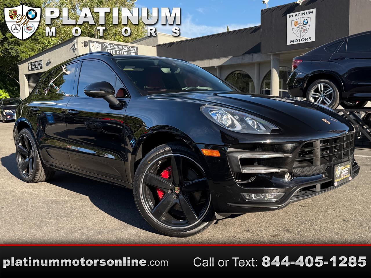 2016 Porsche Macan Turbo ~ L@@K ~ BLK/RED ~ We Finance ~ Call Now !