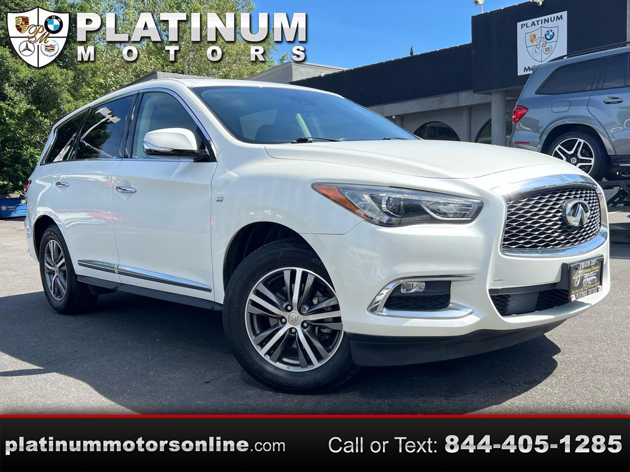 2020 Infiniti QX60 PURE ~ L@@K ~ White/BLK ~ Carfax ~ We Finance !