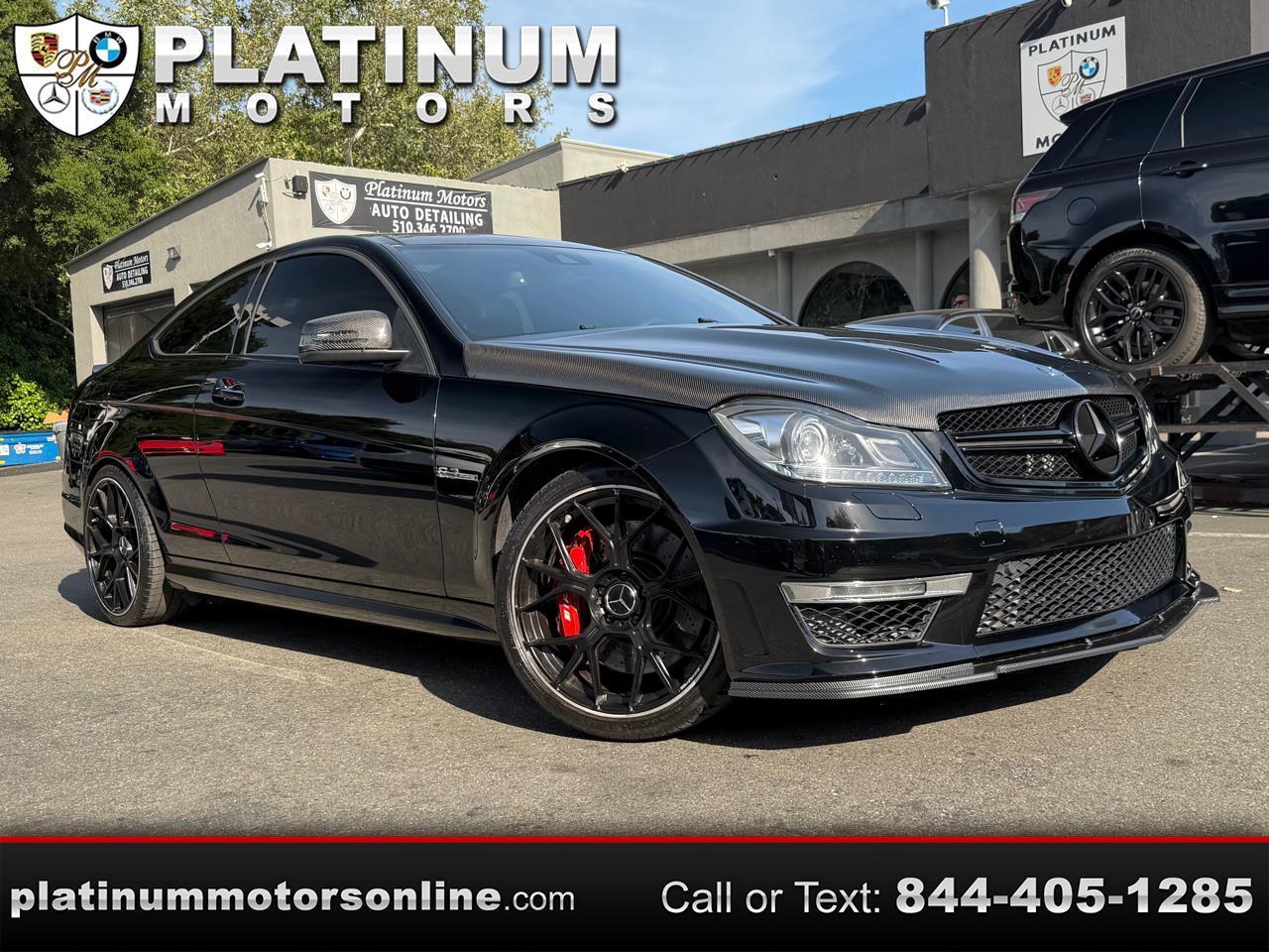 2014 Mercedes-Benz C-Class C 63 AMG ~ L@@K ~ BLK/BLK ~ We Finance ~ Call Now
