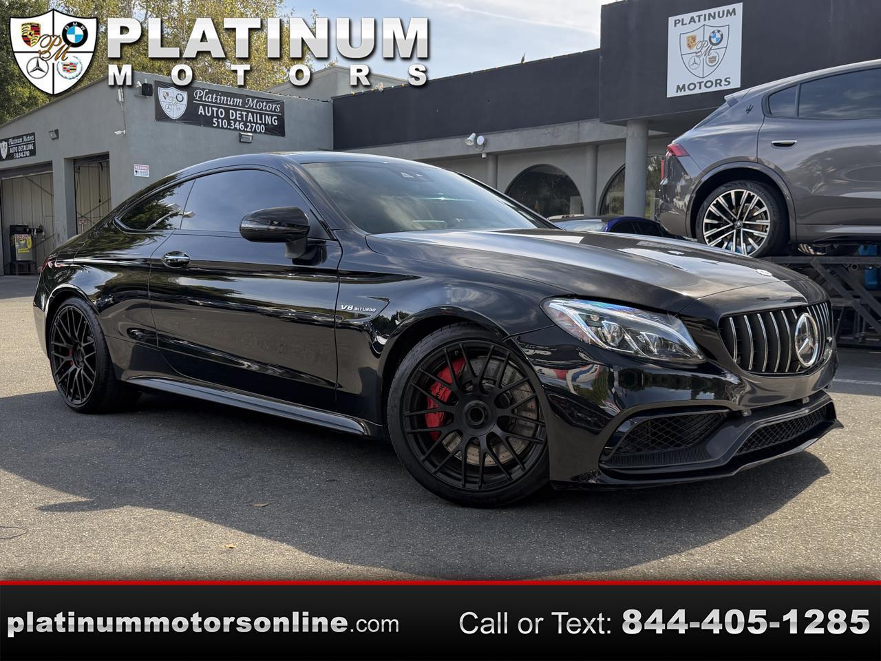 2018 Mercedes-Benz C-Class AMG C 63 S Coupe ~ L@@K ~ BLK/BLK ~ We Finance ~