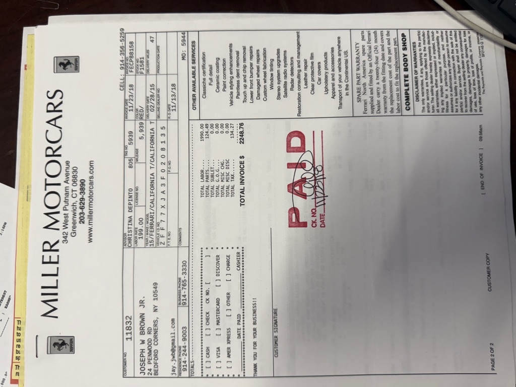 Ferrari California Convertible T 2015
