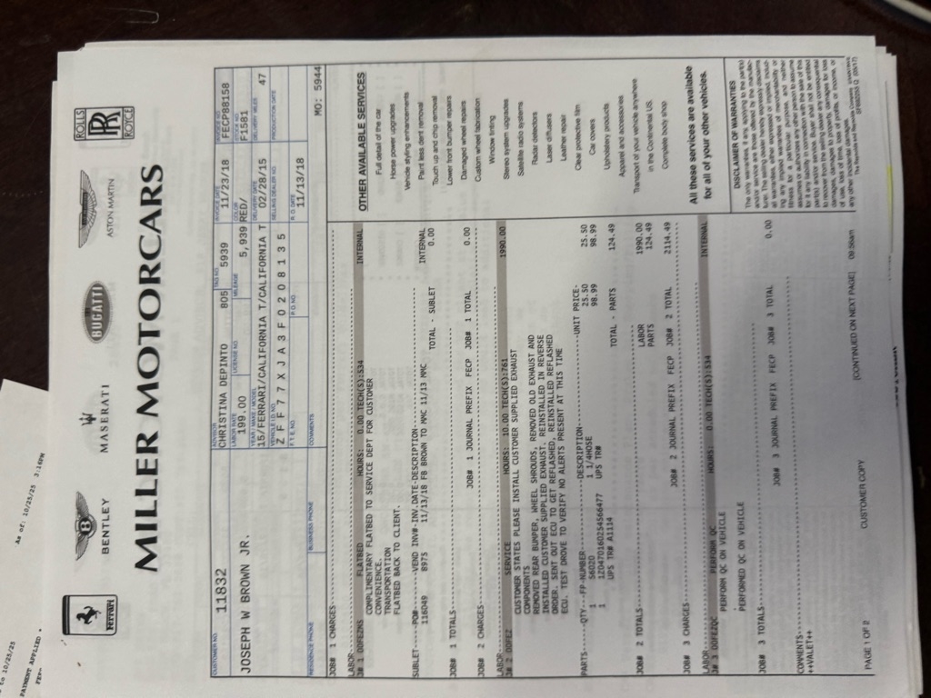 Ferrari California Convertible T 2015