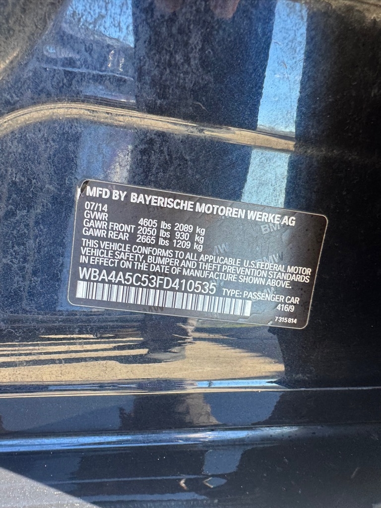 BMW 4-Series Gran Coupe 428i 2015