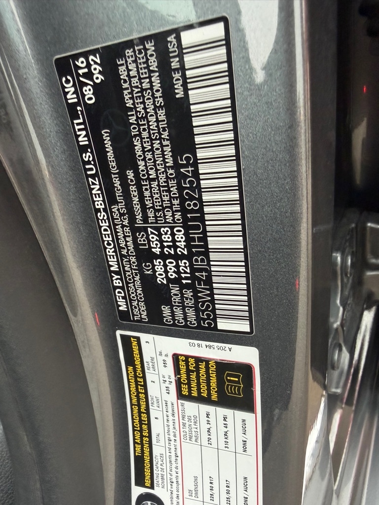 Mercedes-Benz C-Class C300 Sedan 2017