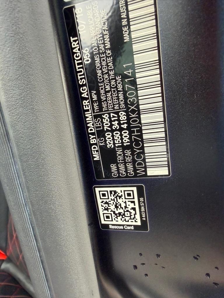 Mercedes-Benz G-Class G63 AMG 4MATIC 2019