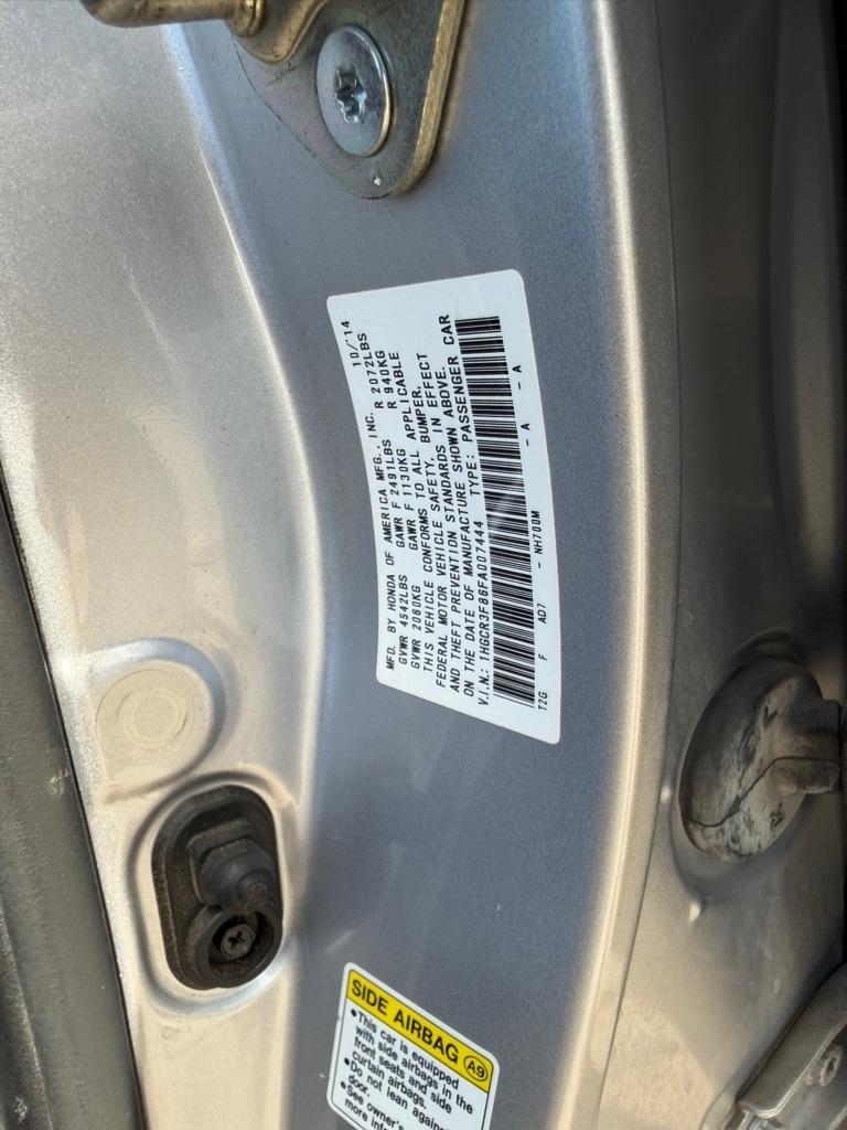 Honda Accord EX-L V6 Sedan AT 2015