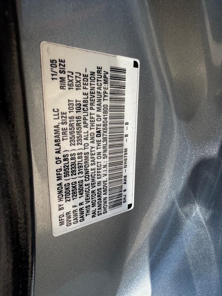 Honda Odyssey EX-L w/ DVD 2006