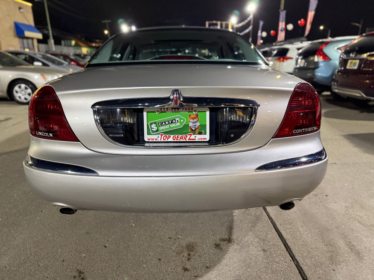 Lincoln Continental Driver Select 2002