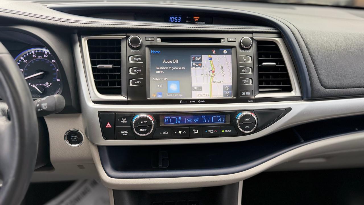 Toyota Highlander XLE 2017