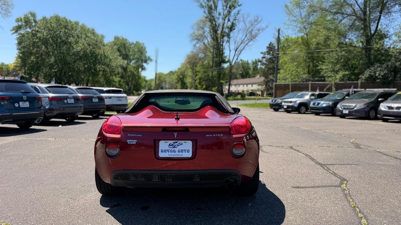 Pontiac Solstice 2dr Convertible 2009