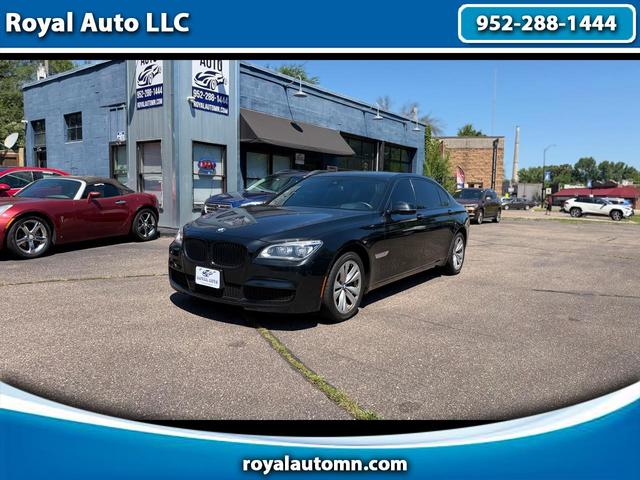 Black 2014 BMW 7 Series Sedan All-Wheel Drive Automatic