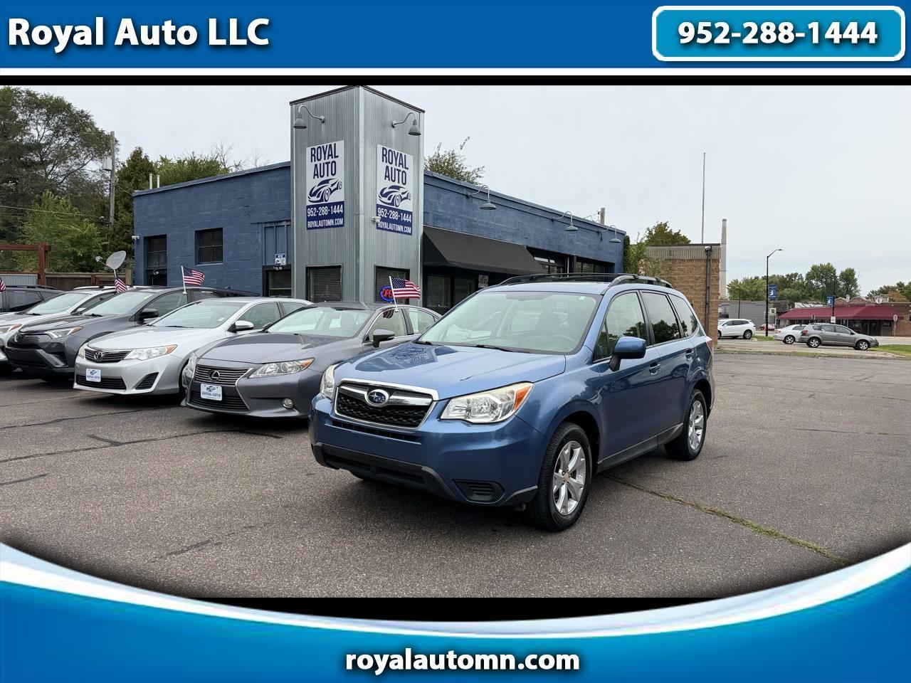 Blue 2015 Subaru Forester SUV / Crossover All-Wheel Drive Manual