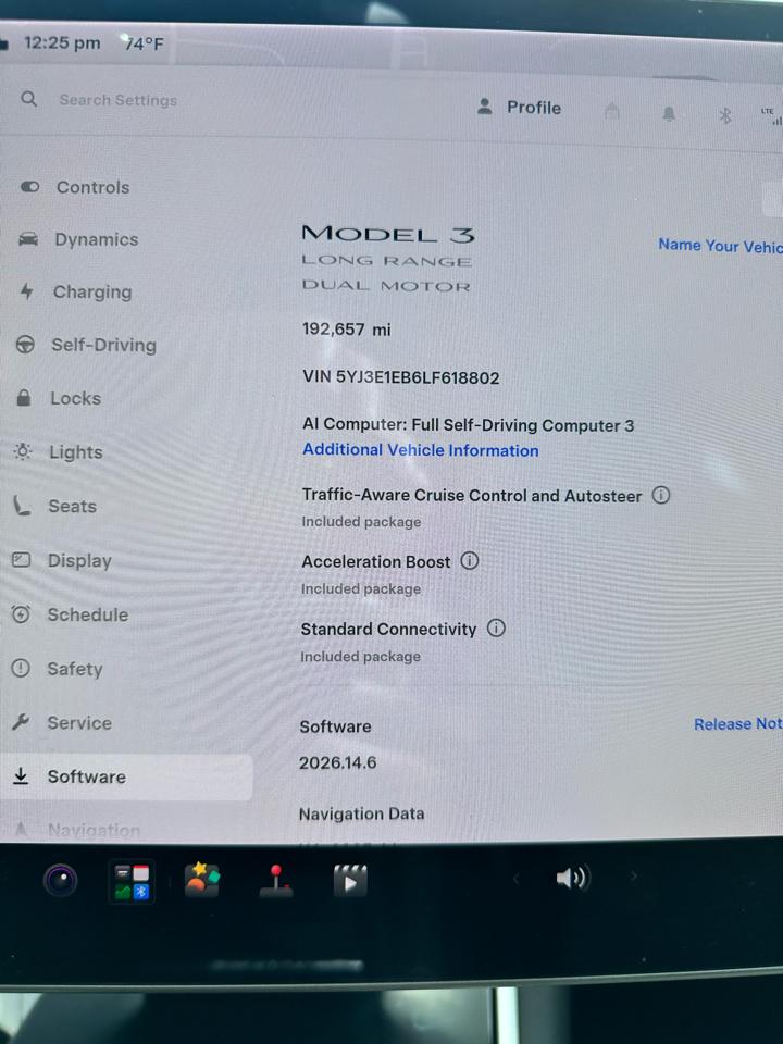 Tesla Model 3 Long Range 2020