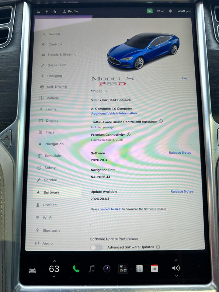 Tesla Model S 85D 2015